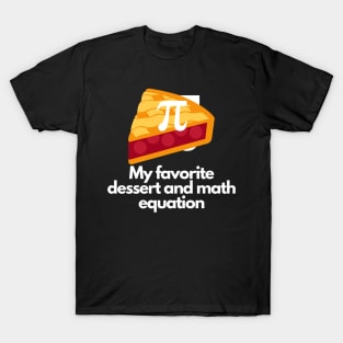 PI day 2021 dessert and math equation T-Shirt